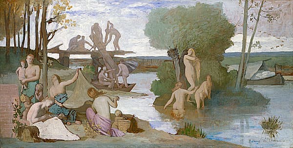 河川艺术作品赏析_夏凡诺象征主义代表作品鉴赏-老茶馆万事