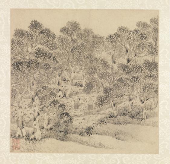 《山水诗画册11》文徵明知名作品赏析-老茶馆万事