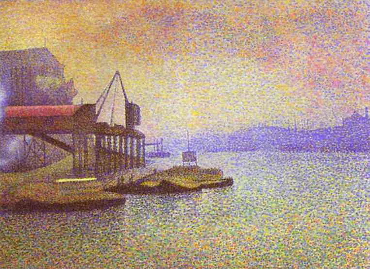 《泰晤士河的风景》乔治·莱门知名作品赏析-老茶馆万事