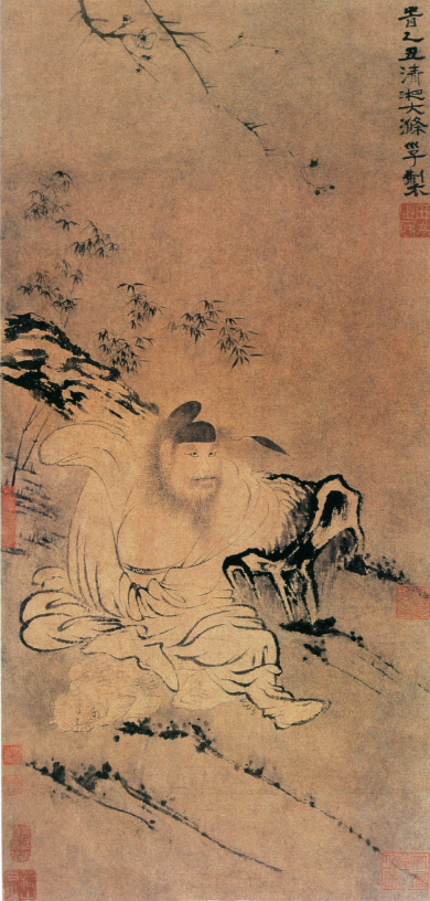 钟馗驯魔艺术作品赏析_石涛清代代表作品鉴赏-老茶馆万事