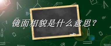 镜面相貌来源于哪里？有什么含义吗？-老茶馆万事