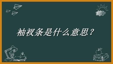 袖衩条来源于哪里？有什么含义吗？-老茶馆万事