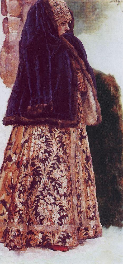 《穿紫罗兰色大衣的年轻女士》伊万诺维奇知名作品赏析-我的学习汇总