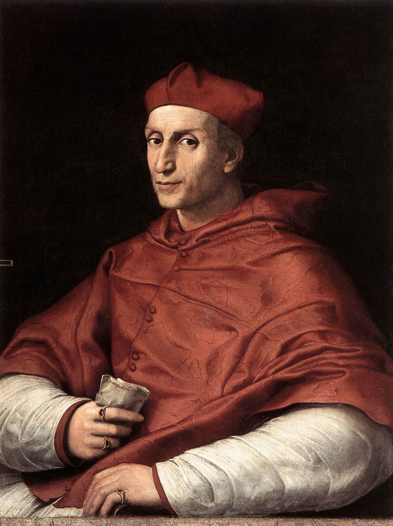 《红衣主教毕别纳的画像》拉斐尔知名作品赏析-浪潮稿文社