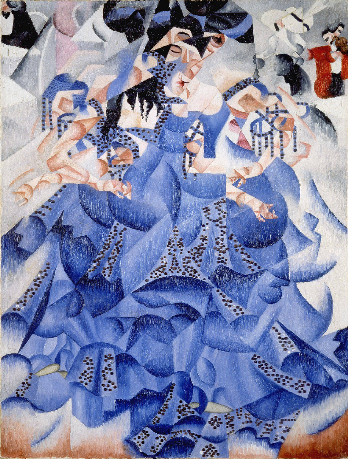 《穿蓝色衣服的芭蕾舞女》吉诺·塞维里尼知名作品赏析-我的学习汇总