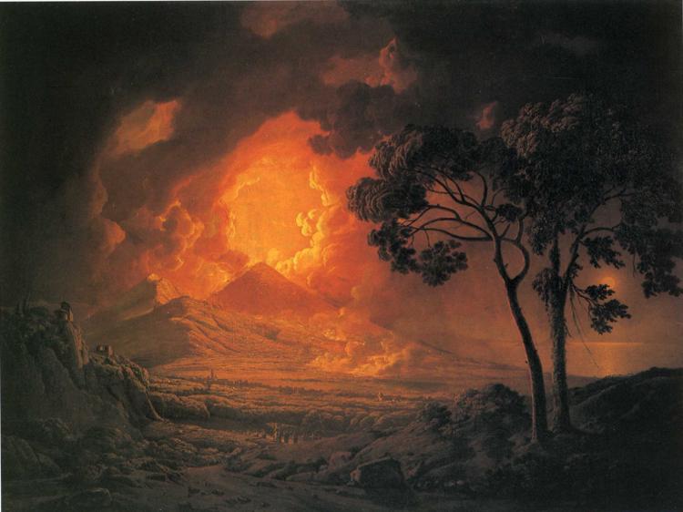 《维苏威火山的爆发》约瑟夫·赖特知名作品赏析-我的学习汇总