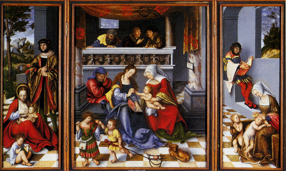 神圣家庭艺术作品赏析_老卢卡斯文艺复兴时期代表作品鉴赏-老茶馆万事