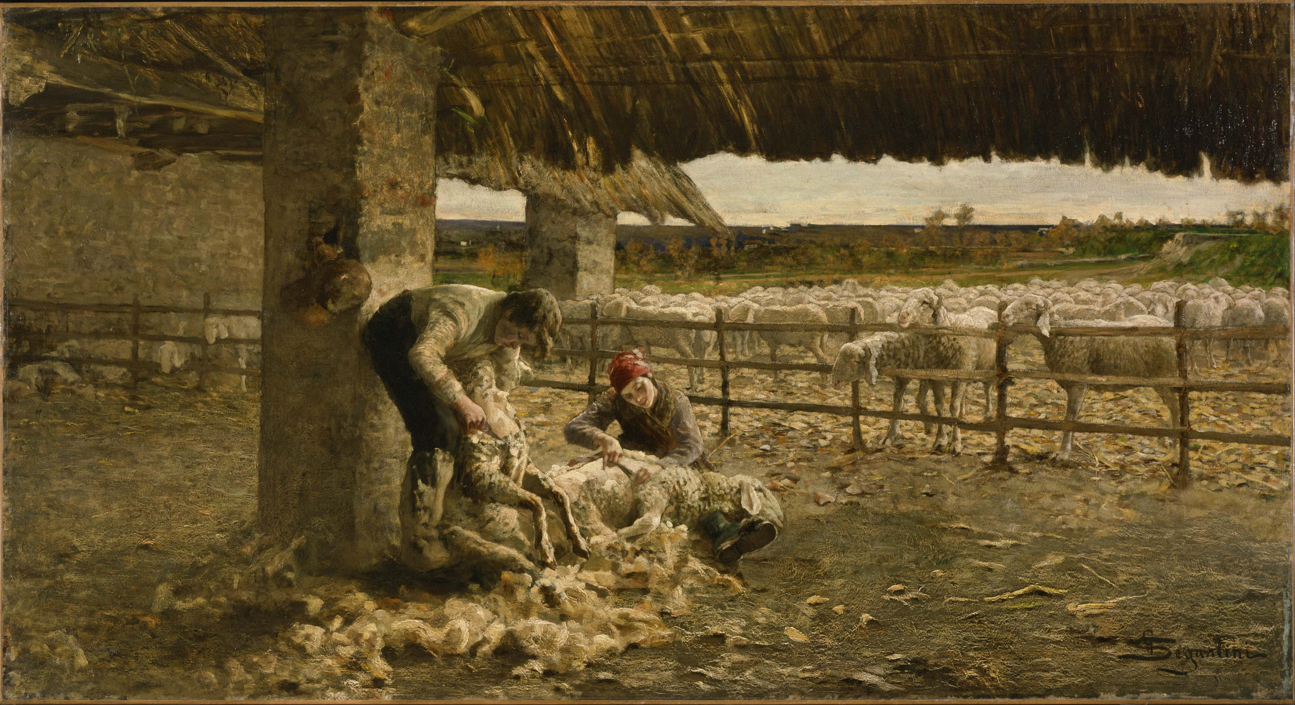 《羊群》乔瓦尼·塞冈蒂尼知名作品赏析-我的学习汇总